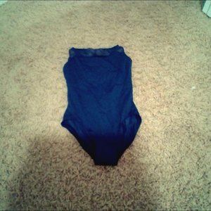 Blue Detailed Leotard